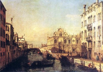 Bernardo Bellotto Painting - The Scuola Of San Marco urban Bernardo Bellotto